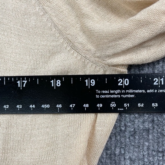 Fenn Wright Mason Cardigan Sweater Womens 16 Cream Beige 100% Silk Top Closure - Picture 5 of 10